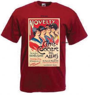 Tričko s potiskem NOVELTY (červená)