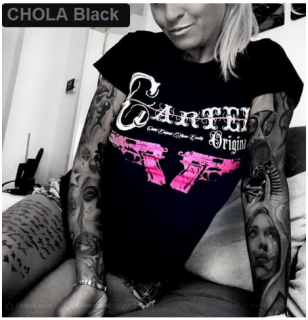 Dámské tričko Cartel Original Chola Black
