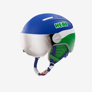 Head MOJO VISOR 2024/25 Velikost: XXS (47-51 cm), Barva: blue/green