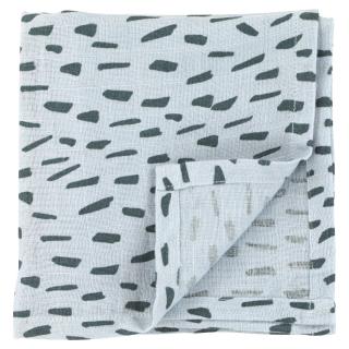 Bavlněná plenka muslin cloths - Blue Meadow - 110 cm, set 2 ks