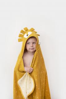 Dětská osuška s kapucí Trixie - Mr. Lion 70 x 130 cm