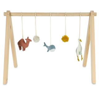Dřevěná hrací hrazdička Trixie - Camel, Heron, Whale