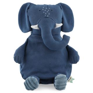 Plyšák 100% organická bavlna - Mrs. Elephant - large