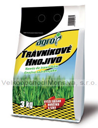 Trávníkové hnojivo  3 kg- AGRO/AKCE