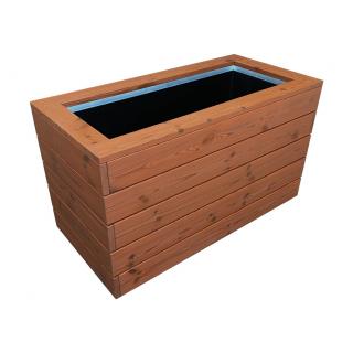 Květináče Frank | GreenShield 90, thermowood | Velký dřevěný truhlík 90 x 44 x v. 50 cm