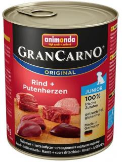 Animonda Gran Carno Junior hovězí &amp; krůtí srdce 400 g