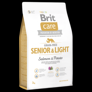 Brit Care Grain-free Senior&amp;Light Salmon &amp; Potato 3 kg