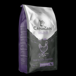 Canagan Cat dry light/senior/sterilised 1,5 kg (+ Dárek: Sušené maso Jofisnack 100g)