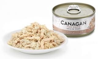 Canagan Cat konzerva Kuře a Krab 75 g