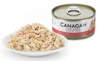 Canagan Cat konzerva Kuře a Krevety 75 g