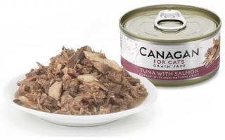Canagan Cat konzerva Tuňák a Losos 75 g