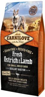 Carnilove Dog Fresh Ostrich&amp;Lamb for Small Breed 6kg
