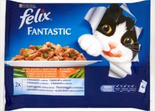 Felix cat-Fant.Multipack výběr z ryb+zelenina 4x85gg