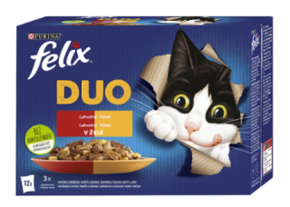 Felix Fantastic DUO Lahodný výběr v želé 12x85g