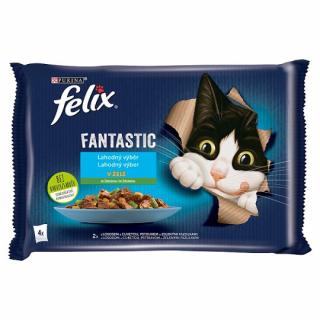 Felix Fantastic kapsičky výběr z ryb se cuketou a zelenými fazolkami  4x85g