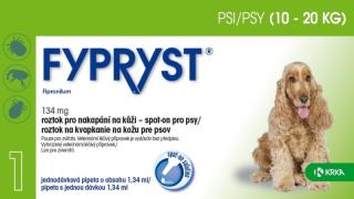 Fypryst Antiparazitní pipeta pro psy 10-20 kg 1,34 ml