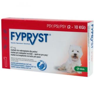 Fypryst Antiparazitní pipeta pro psy 2-10 kg 0,67 ml