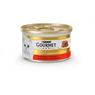 Gourmet Gold s hovězím a rajčaty 24x 85g