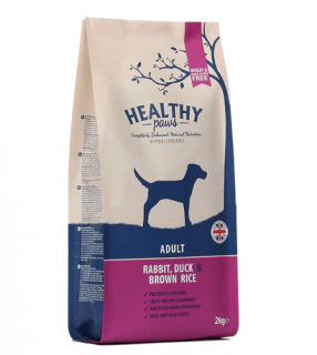 Healthy Paws Králik a kachna 2 kg (ultraprémiové hypoalergenní krmivo)