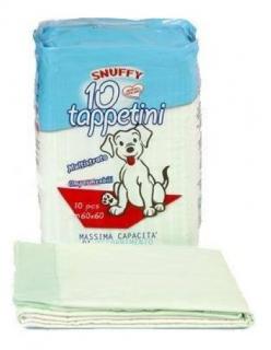 Hygienické podložky pro psy 10 ks, 60x60cm (Snuffy Podložky pro psy 60 x 60 cm 10 ks)