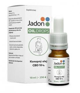 Jadon CBD olej 10% pro psy 10ml  (zaváděcí cena)