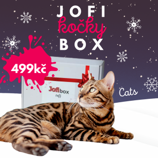 Jofi Box kočky, VÁNOČNÍ EDICE (Jofi Box - krabička plná štestí a překvapení)