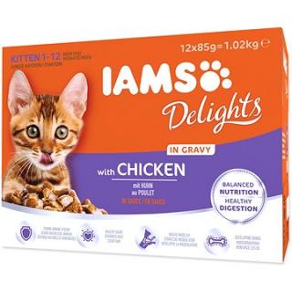 Kapsička IAMS kotě - multipack 12 × 85 g