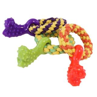 Little Rascals Klíče na zuby pro štěně lano 1ks (barva náhodná dle skladových zásob)