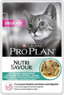 Pro Plan Nutri Savour Delicate mořské ryby 85 g