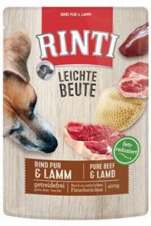 Rinti Dog kapsa Leichte Beute hovězí+jehně 400g