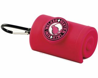 Zásobník Kiwi Walker na sáčky na exkrementy růžový 9cm