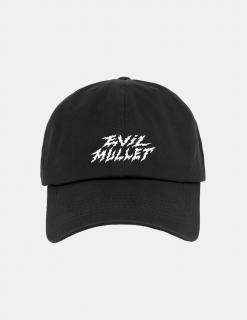 Kšiltovka Dad Cap Evil Mullet White by Will Carsola