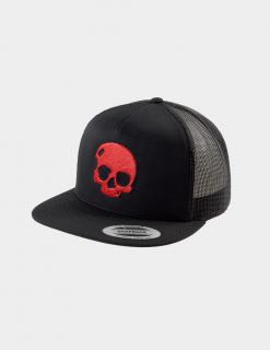 Kšiltovka Trucker Red Skull