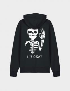 Mikina Hoodie I'm okay by Kazisvět XL