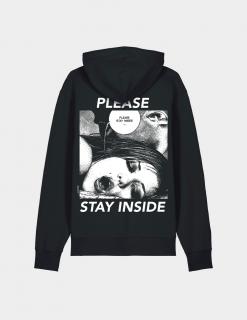 Mikina Hoodie Stay Inside XL