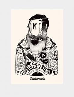 Plakát Russian Boxer od McBess