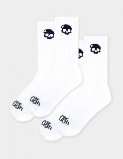 Ponožky 2PAC Basic White M