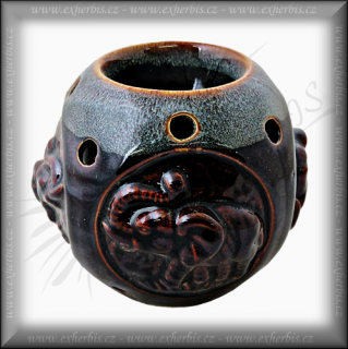 Cerams Aromalampa Koule Slon hnědý 95 x 105 mm