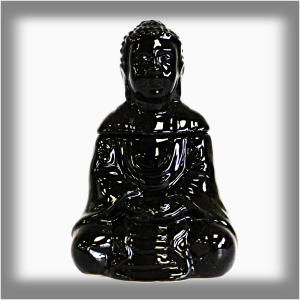 Cerams Aromalampa Sedící Budha ćerná 130 X 90 mm