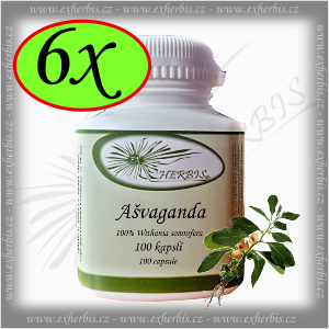 Ex Herbis  Ašvaganda 6 x 100 tb.