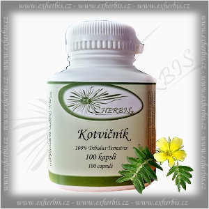 Kotvičník zemní  kapsle Ex Herbis 100tb.