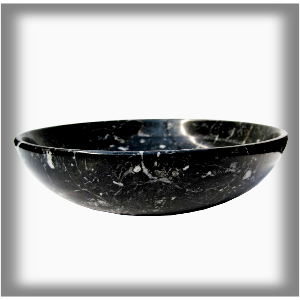 Onyxo Černý onyx miska 20 cm