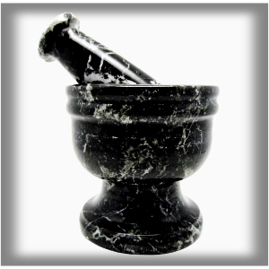 Onyxo Hmoždíř - Černý onyx 10 x 10 cm