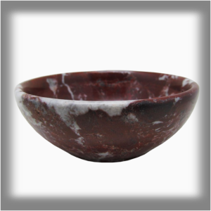 Onyxo Miska Red onyx průměr 12,5 cm