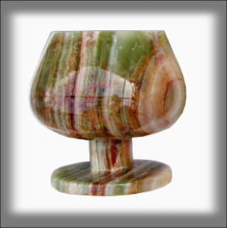 Onyxo Pohárek onyx 10x10 cm - whiskovka