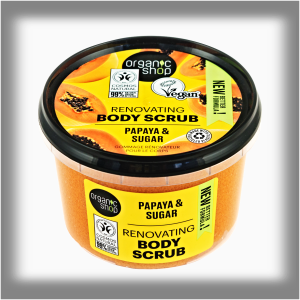 Organic Shop Tělový Peeling &quot;Šťavnatá papaya&quot; 250 ml