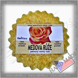 Rentex &quot;Palm&quot; Aromavosk 1 ks Medová růže 30g