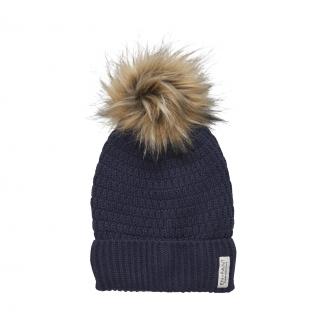 En Fant dětská vlněná čepice s fleece podšívkou 240116 - 7021  Vlněná s fleece podšívkou Velikost: 50