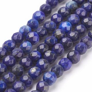 Lapis lazuli facetovaný 4mm šňůra