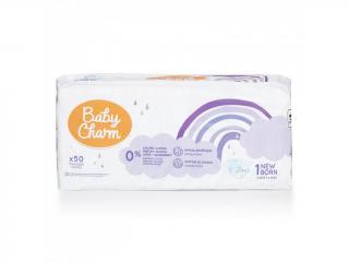 Baby Charm Super Dry Flex vel.1 Newborn, 2-5 kg, 50 ks